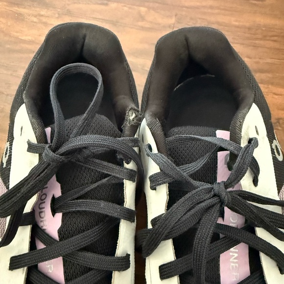 OnCloud Heron Women's Athletic Shoes - Black, Purple, and White-Size 7.5 - Picture 3 of 13